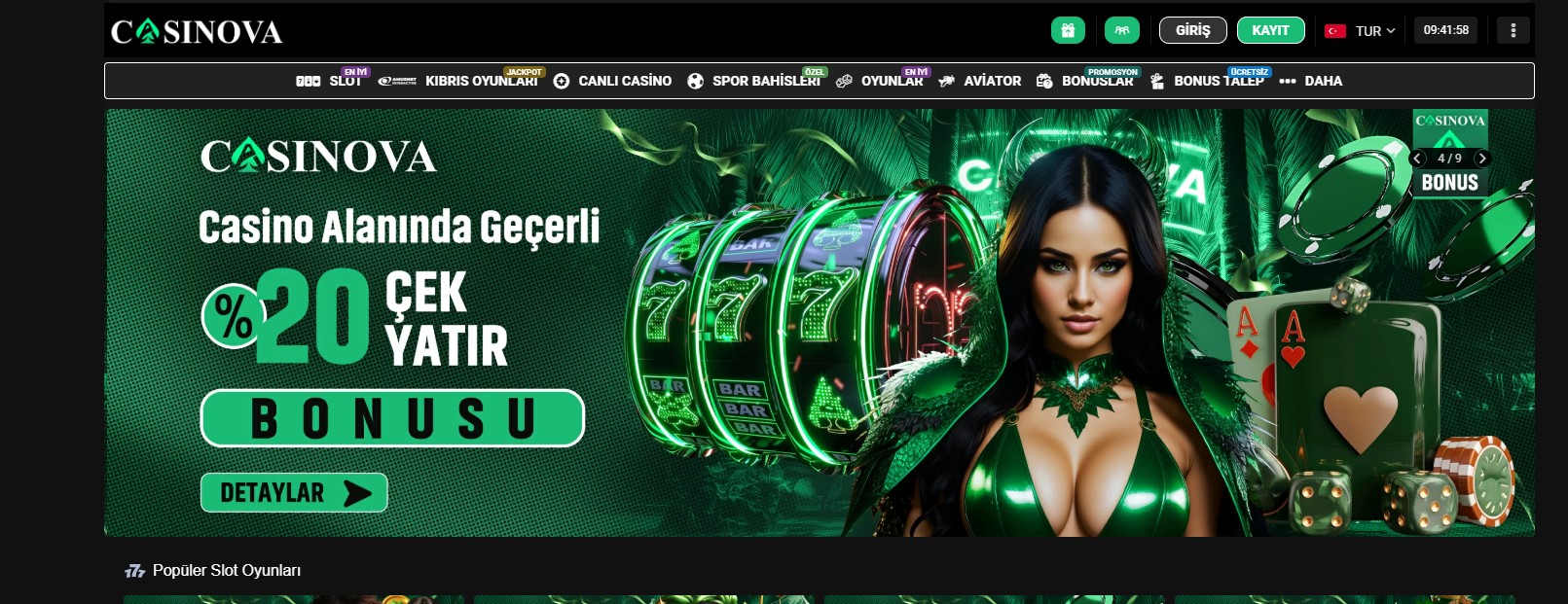 Casinova Giriş